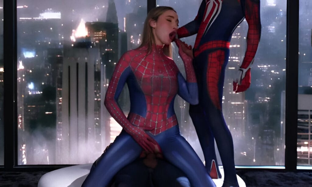 SexMex: Lula – Spider Girl Meets Powerful Superheroes in a Wild Fantasy Scene